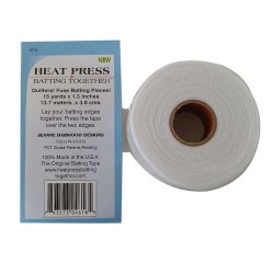 HP Batting Tape (1.5"x15yd)- WHITE
