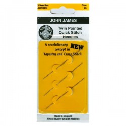 JJ Needles - TWIN POINTED #26 (3x)