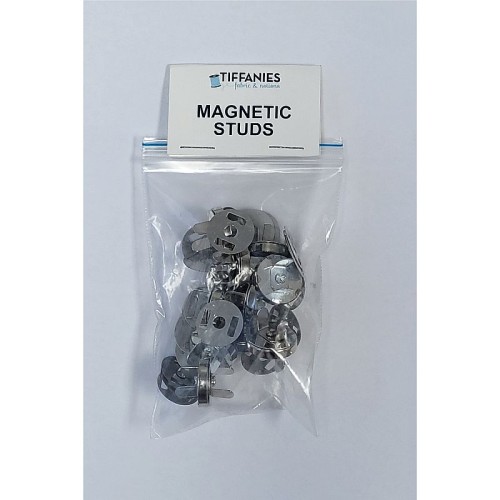 Magnetic Stud Closures (10pk)-Silver-18mm
