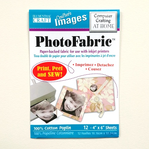 Photo Fabric Paper - COTTON POPLIN-6" x 4" (12sheets)