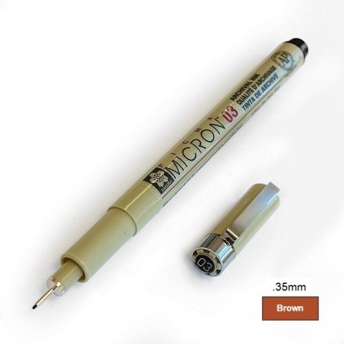 Pigma Pen 03 (.35mm) - BROWN