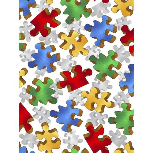 Puzzle Pieces - WHITE