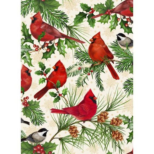 Christmas Cardinals - OATMEAL