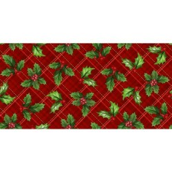 Holly Plaid - RED
