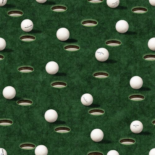 Golf Balls & Holes - DK GREEN