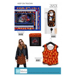 Panel - Semi Truck 60cm - BLACK