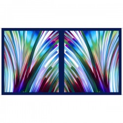 Panel - Abstract Blocks 60cm - BLUE