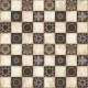 Checkerboard Medallion - CREAM