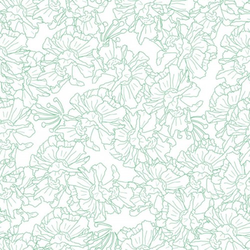 Linear Floral Blenders - WHITE