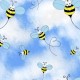 Bees & Clouds - BLUE