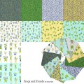 QUILTING TREASURES - Turnowsky - FROGS AND FRONDS