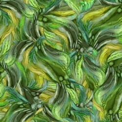 Watercolor Abstract-GREEN