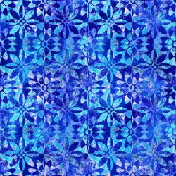 Floral Geo-BLUE