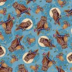Tossed Owls-BLUE