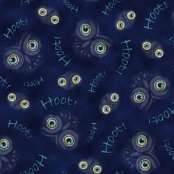 Hoot & Owl Eyes-BLUE