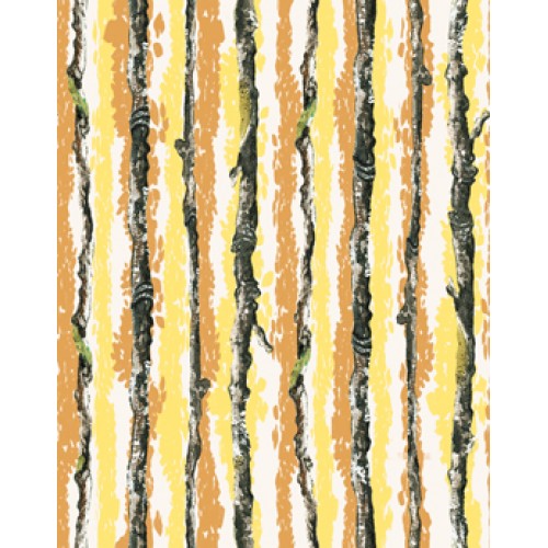 Tree Bark Stripe-YELLOW