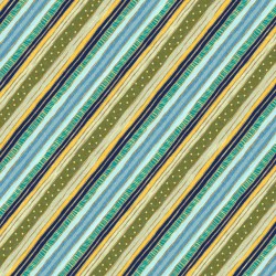 Diagonal Decorative Stripe-MULTI