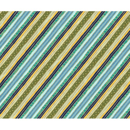 Diagonal Decorative Stripe-MULTI