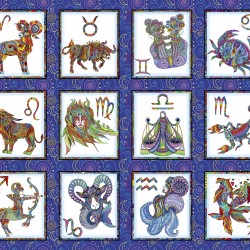 Zodiac Picture Patches Panel-90cm