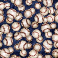Tossed Baseballs - BLUE