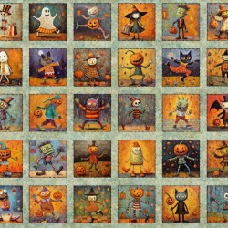 Halloween Picture Patches Panel - 90cm