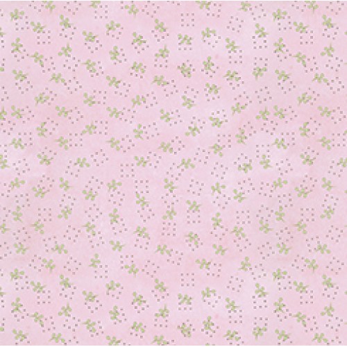 Sprigs & Dots Squares - PINK