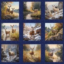 Deer Piture Patches Panel 90cm