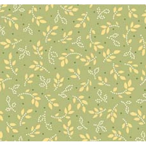Dotted Leaves -light Green