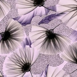 Fan floral - PURPLE