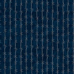 Barbed Wire -Navy
