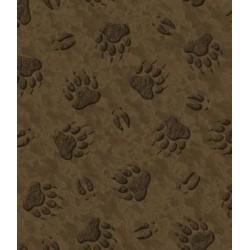 Animal Paw Prints -Brown