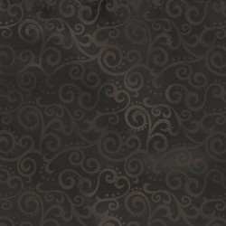 108" Wideback Ombre Scroll Backing  - BLACK