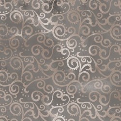 108" Wideback Ombre Scroll Backing  - STONE