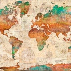 WORLD MAP PANEL (60CM)