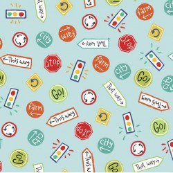 Street Signs Toss - AQUA