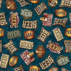 Beer Signs Toss - TEAL