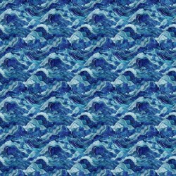 Ocean Waves - BLUE