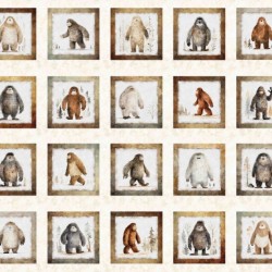 Bigfoot Picture Patches - CREAM