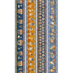 Construction Animal Border Stripe - MULTI