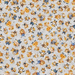 Construction Animal Toss - GRAY