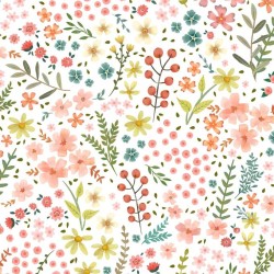 Floral & Sprigs - WHITE