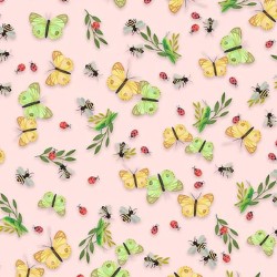 Butterflies - LT PINK