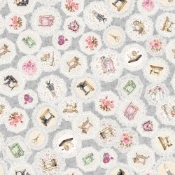 Sewing Doilies - GRAY