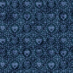 Heart Pawprint Geo - NAVY