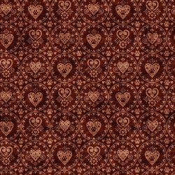 Heart Pawprint Geo - BRICK