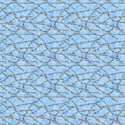 Barbed Wire - LT. BLUE