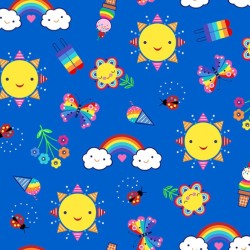 Ice Cream, Rainbow, Sun Allover - ROYAL