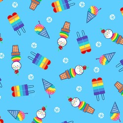 Ice Cream Toss - BLUE