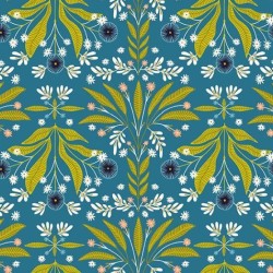 Floral Burst - BLUE