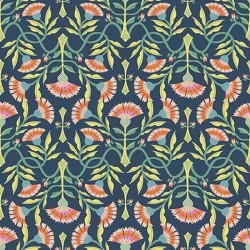 Sunrise Blooms - NAVY
